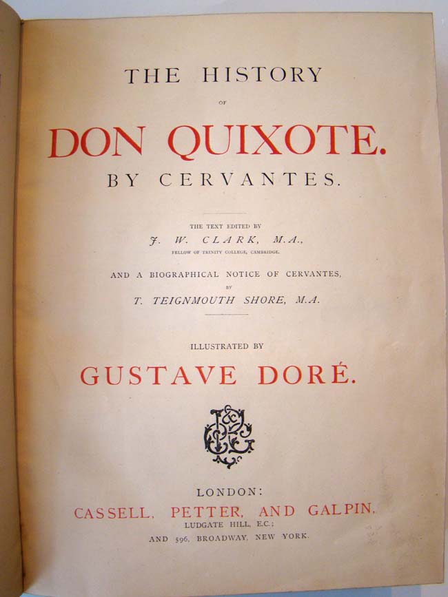 "The History of Don Quixote" by Cervantes, published by Cassell, Petter & Galpin, London, 1870 — image 2